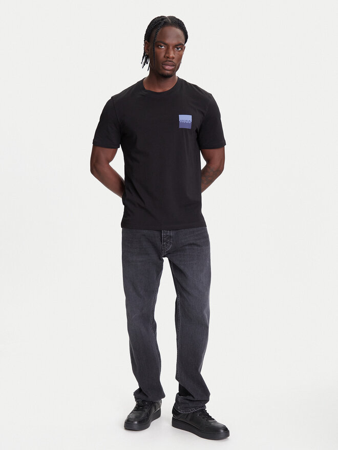 HUGO HUGO T-Shirt Dapusi 50544458 Μαύρο Regular Fit