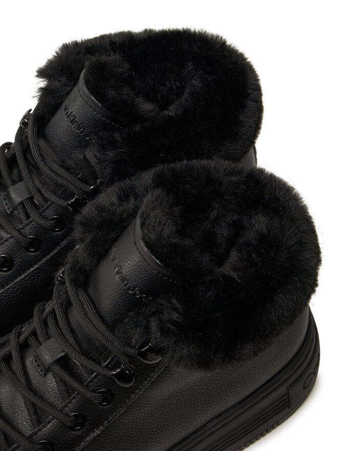 Calvin Klein Jeans Botki Calvin Klein Jeans Bold Platf Low Laceup Mg YW0YW01590 Czarny