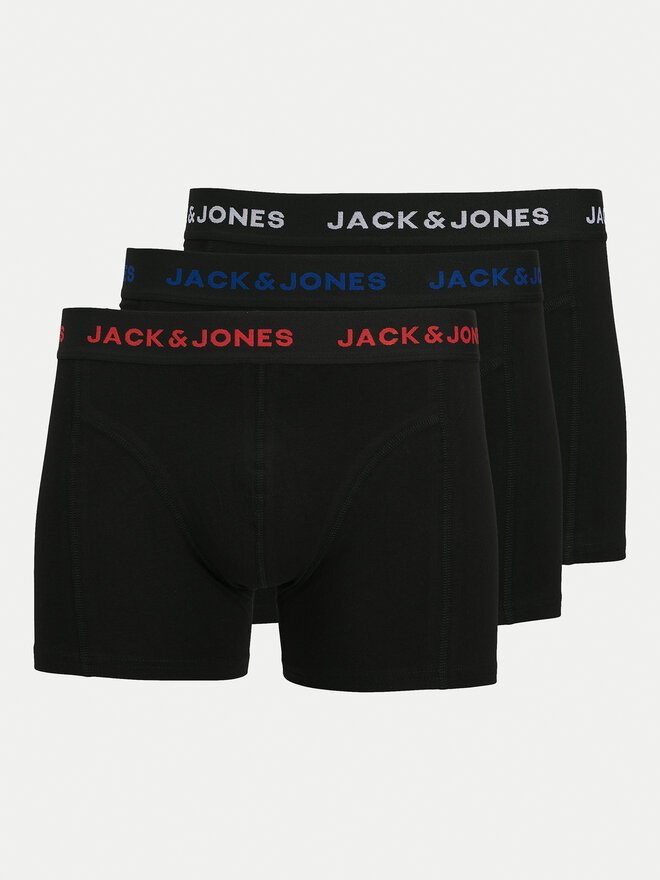 Jack&Jones Jack&Jones Komplektas: 3 poros trumpikių Black Friday 12265404 Juoda