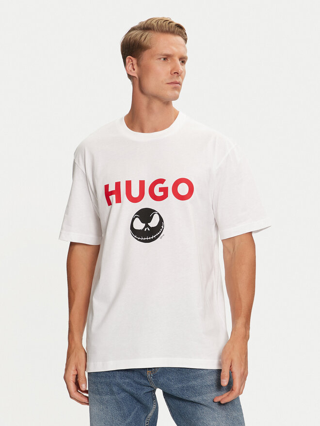 HUGO HUGO Camiseta 50537986 Blanco Regular Fit