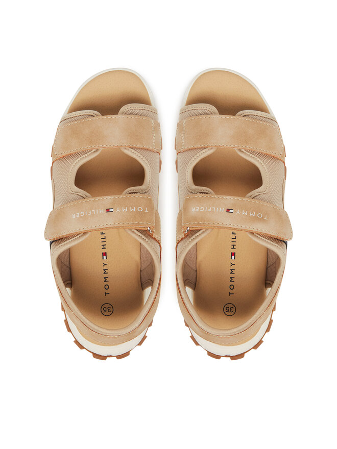 Tommy Hilfiger Sandały Tommy Hilfiger T3B2-33901-1692500 S Beżowy
