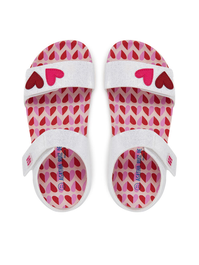Agatha Ruiz de la Prada Босоніжки Agatha Ruiz de la Prada 252940 S Білий