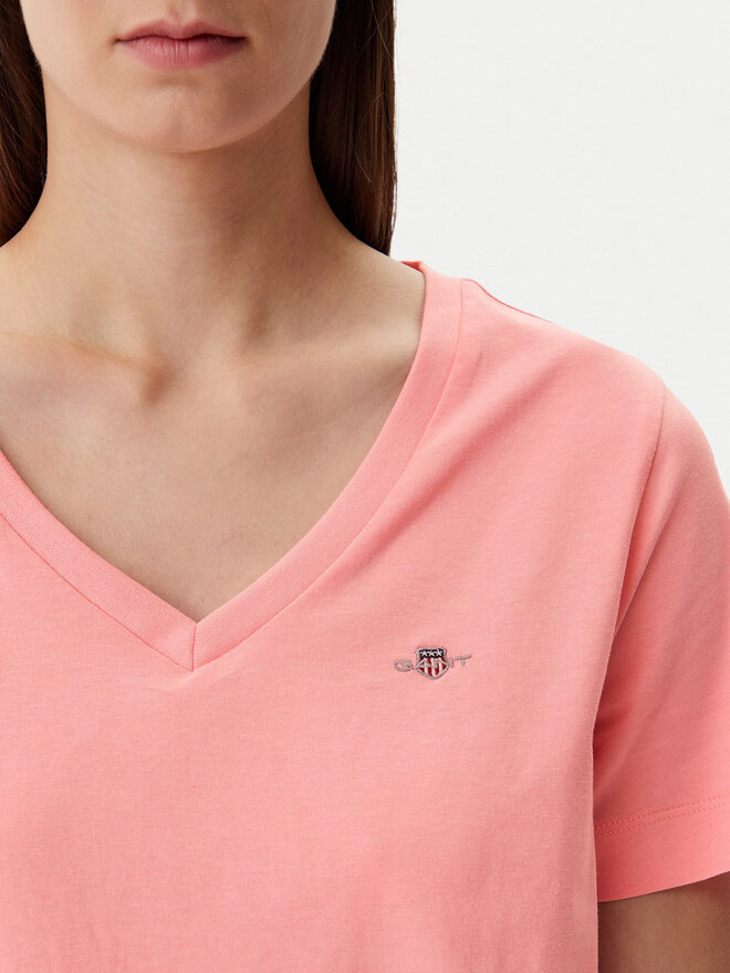 Gant Gant Camiseta Shield 4200750 Rosa Regular Fit