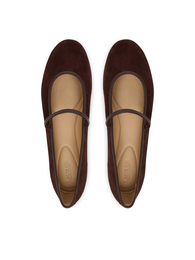 LAUREN RALPH LAUREN Ballerinas LAUREN RALPH LAUREN Jayna Mj Fl 802P18425004 Braun