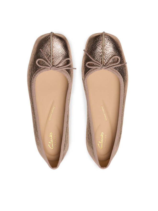 Clarks Ballerinas Clarks Freckle Ice 26181353 Goldfarben