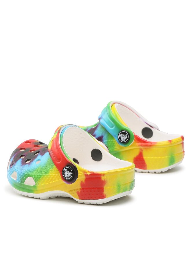 Crocs Klapki Crocs Littles Graphic Clog 207281 Kolorowy