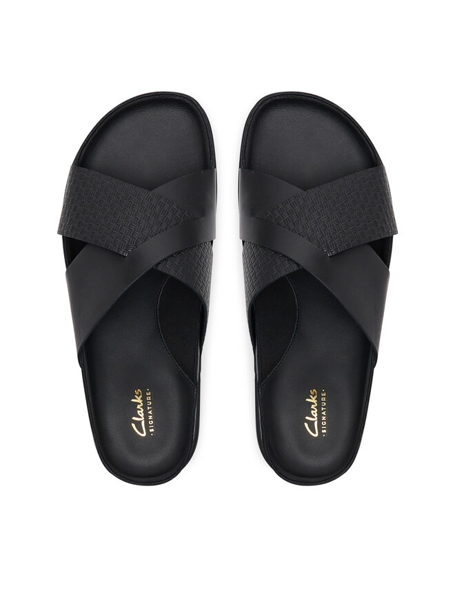 Clarks Pantoletten Clarks Torford Cross 26181382 Schwarz