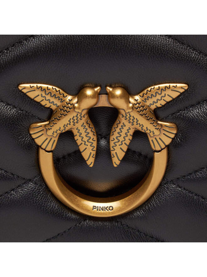 PINKO Handtasche Pinko Love Click Classic Puff AI 23-24 PLTT 101585 A1ET Schwarz