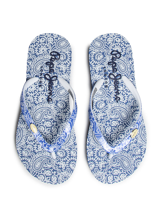 Pepe Jeans Σαγιονάρες Pepe Jeans Beach All Over PGS70033 Μπλε
