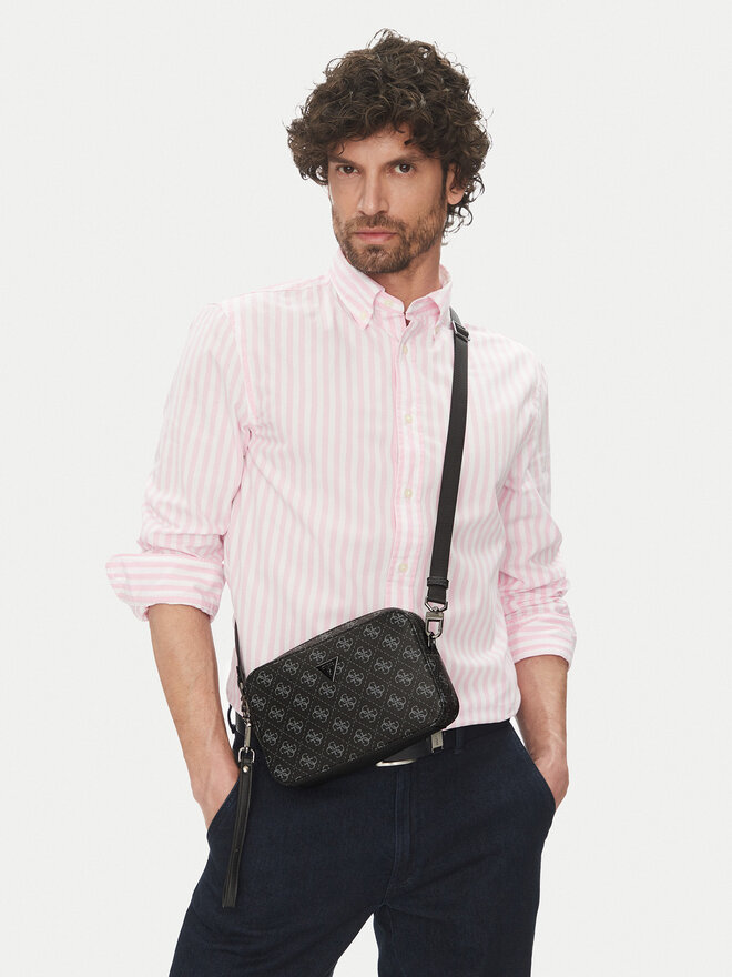 Guess Geantă crossover Guess PMMILO P5245 Negru