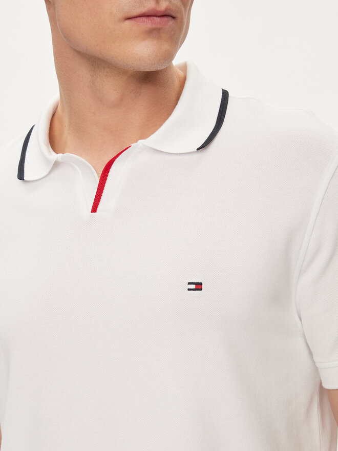 Tommy Hilfiger Tommy Hilfiger Pólóing MW0MW34772 Fehér Regular Fit
