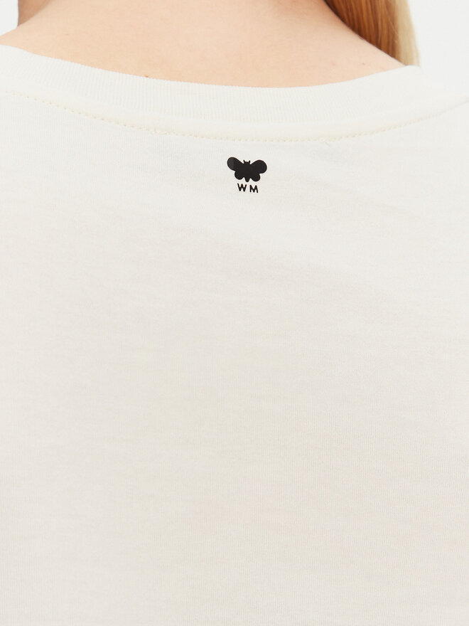 Weekend Max Mara Weekend Max Mara Camiseta Vello 2515971051 Écru Regular Fit