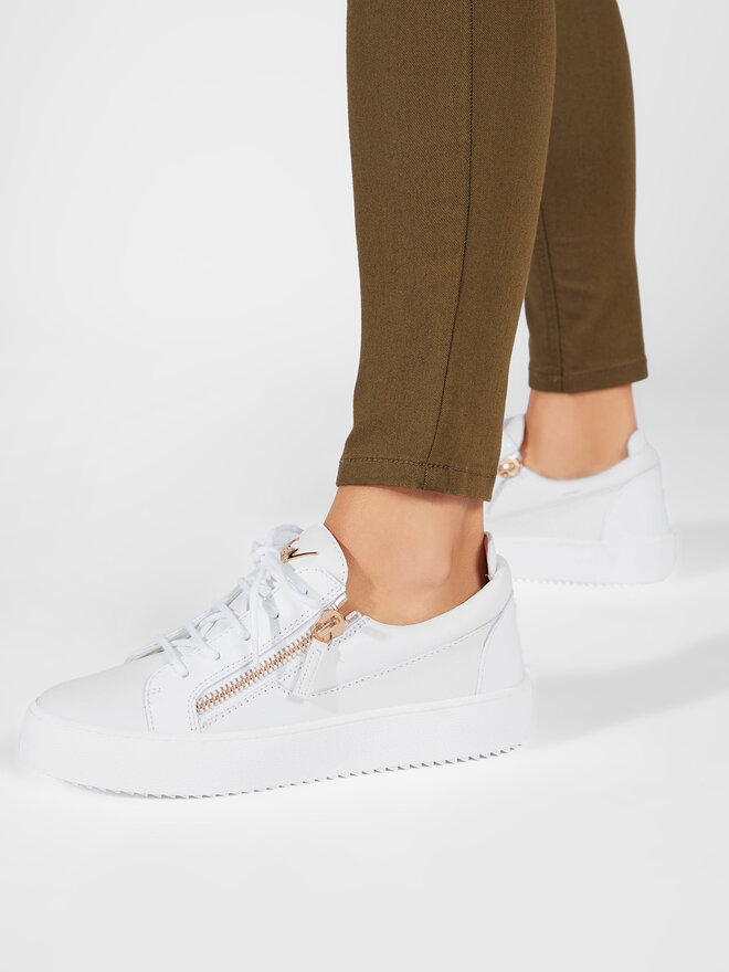 Chaussure zanotti blanche best sale