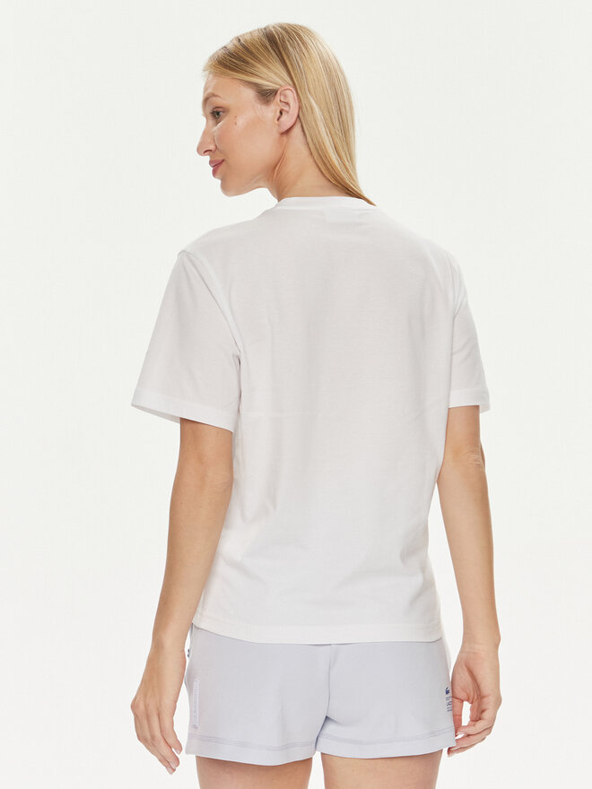 Lacoste Lacoste Marškinėliai TF7215 Balta Loose Fit