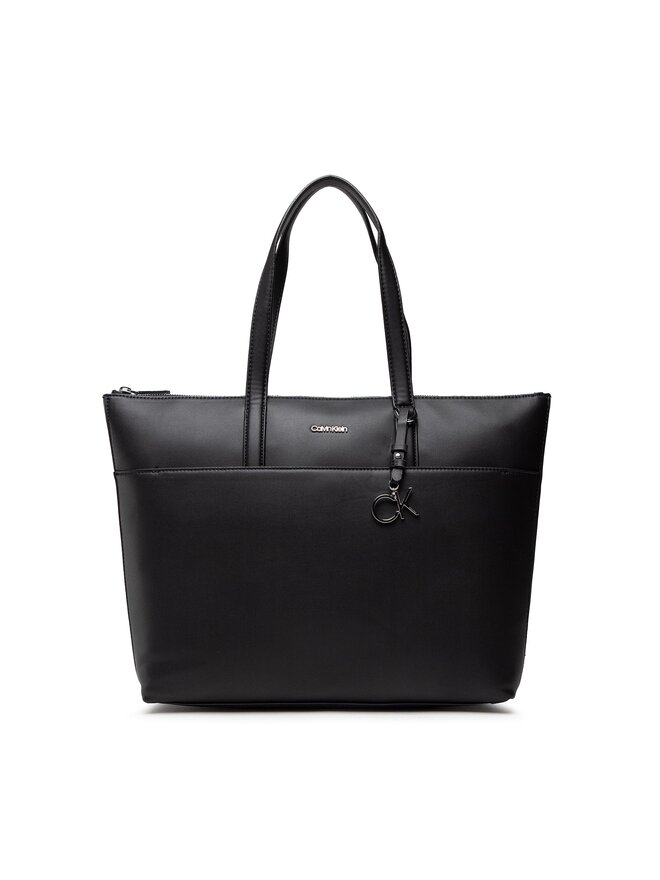 Calvin Klein Táska Calvin Klein Ck Must Shopper Lg W/Slip Pkt K60K609860 Fekete