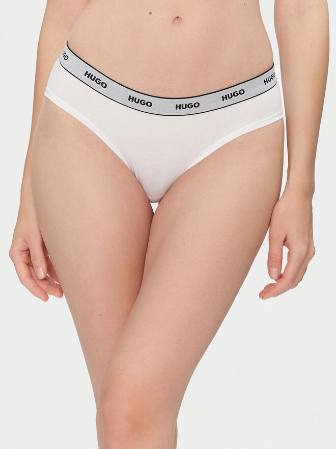 HUGO HUGO 3 db klasszikus alsó Triplet Pack Briefs 50545694 Fehér