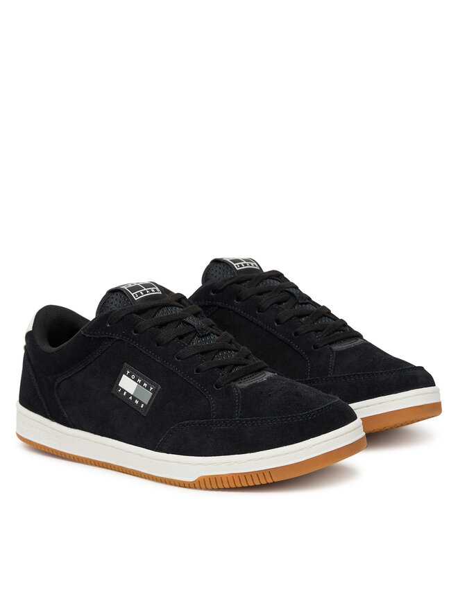 Tommy Jeans Laisvalaikio batai Tommy Jeans Tjm Cupsole Long Lace Skate EM0EM01602 Juoda