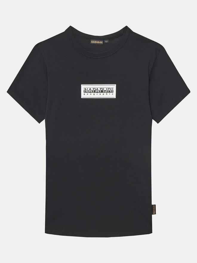 Napapijri Napapijri T-Shirt Chamois NP0A4ILE D Μαύρο Regular Fit
