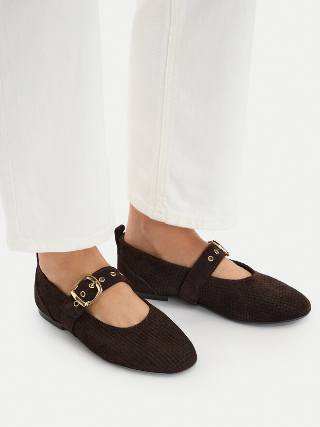 Tamaris Ballerinas Tamaris 1-22101-46 Braun