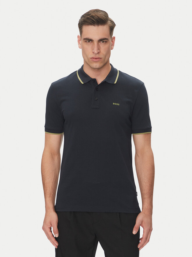 BOSS BOSS Поло Parlay 190 50494697 Cиній Regular Fit