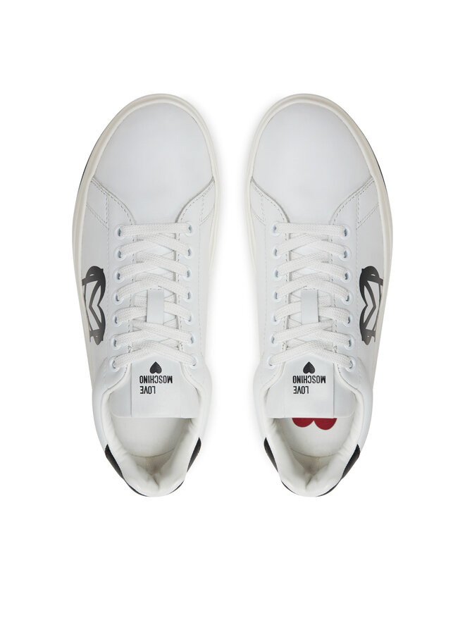 LOVE MOSCHINO Sneakersy LOVE MOSCHINO JA15096G1LIA110A Biały