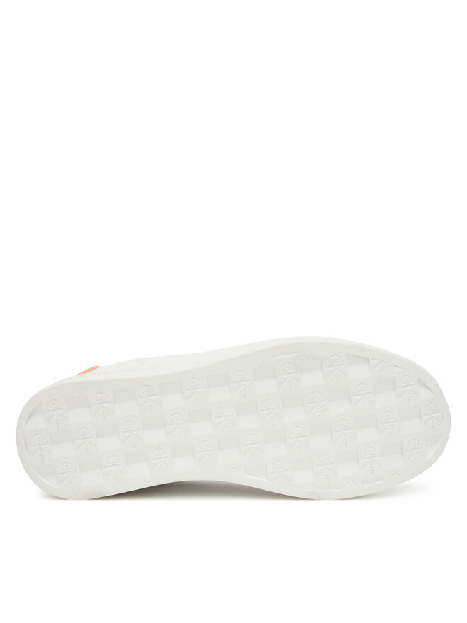 Calvin Klein Jeans Сникърси Calvin Klein Jeans Classic Cupsole Ru Patch Lth Wn YW0YW01845 Бял