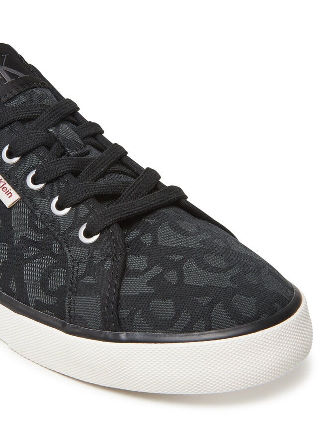 Calvin Klein Jeans Sneakers aus Stoff Calvin Klein Jeans Ess Vulc Low Mg Cv Mono YM0YM01368 Schwarz