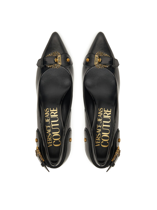 Versace Jeans Couture Pantofi cu toc subțire Versace Jeans Couture 79VA3S56 ZSC35 Negru