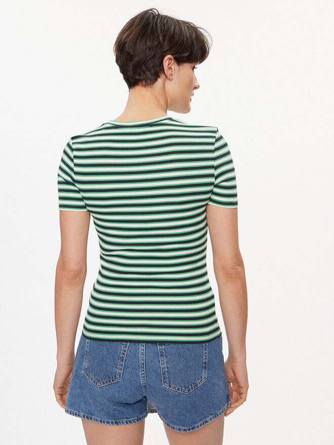 Pepe Jeans Pepe Jeans Marškinėliai Jada PL505847 Žalia Regular Fit