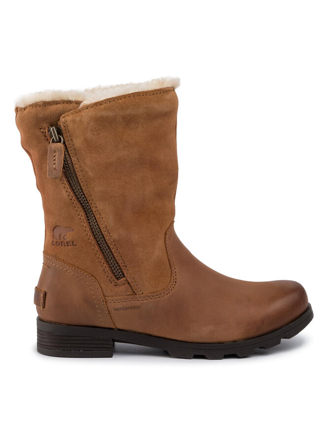 Sorel emelie fold over black hotsell