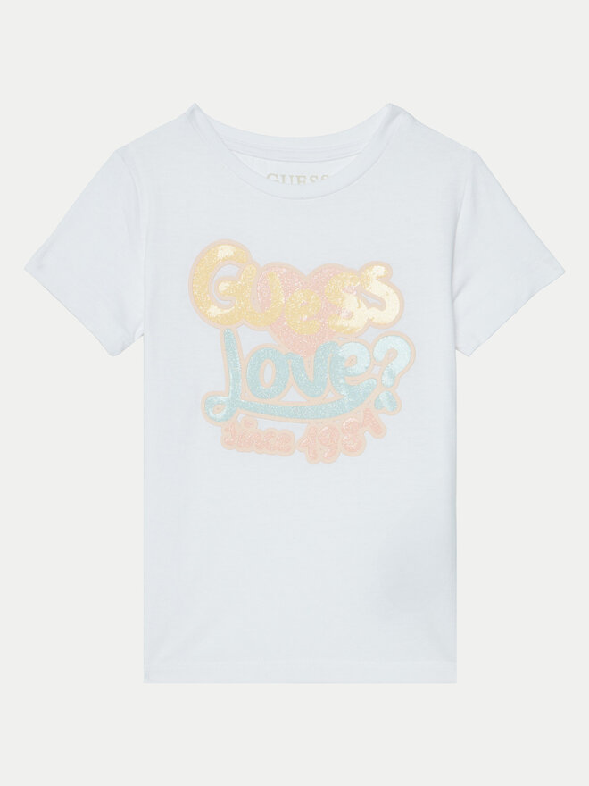Guess Guess T-Shirt K5RI06 K6YW4 Weiß Regular Fit