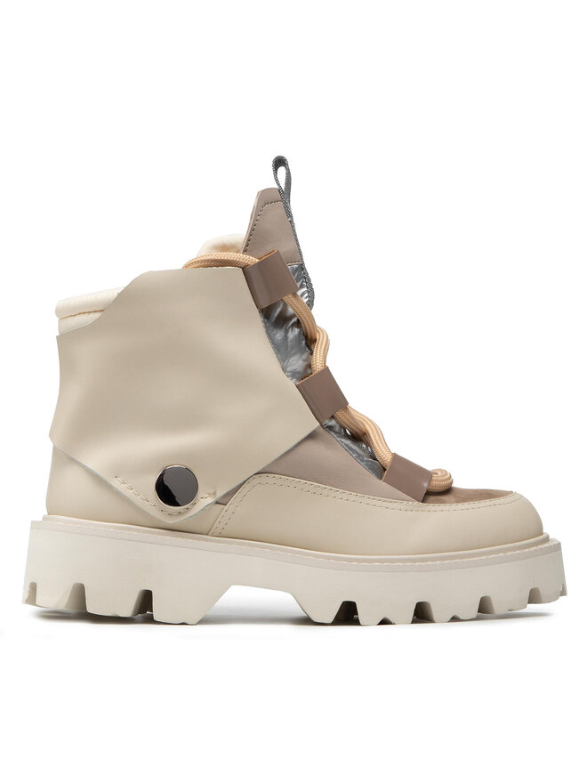 Eva Minge Schnürstiefeletten Eva Minge EM-41-11-001464 Beige