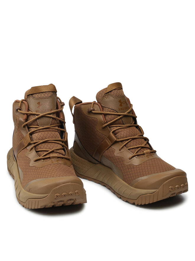 Trekkingschuhe Under Armour Ua Micro G Valsetz Mid 3023741 200 Braun eschuhe