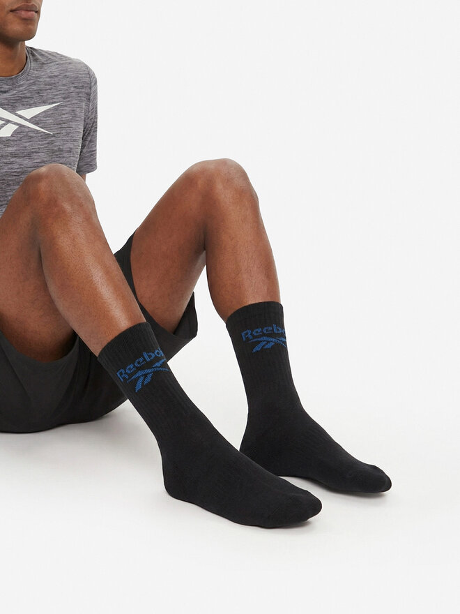 Reebok Довгі шкарпетки Reebok R0258-SS24 (3-pack) Чорний