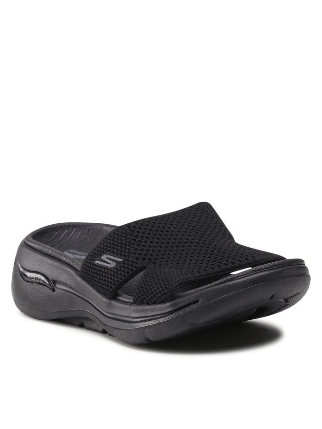 Skechers Шльопанці Skechers Go Walk Arch Fit 140224/BBK Чорний