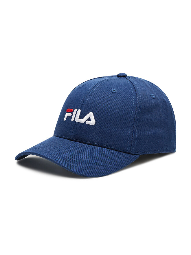 Fila Czapka z daszkiem Fila Brasov 6 Panel Cap With Linear Logo Strap Back FCU0019 Granatowy