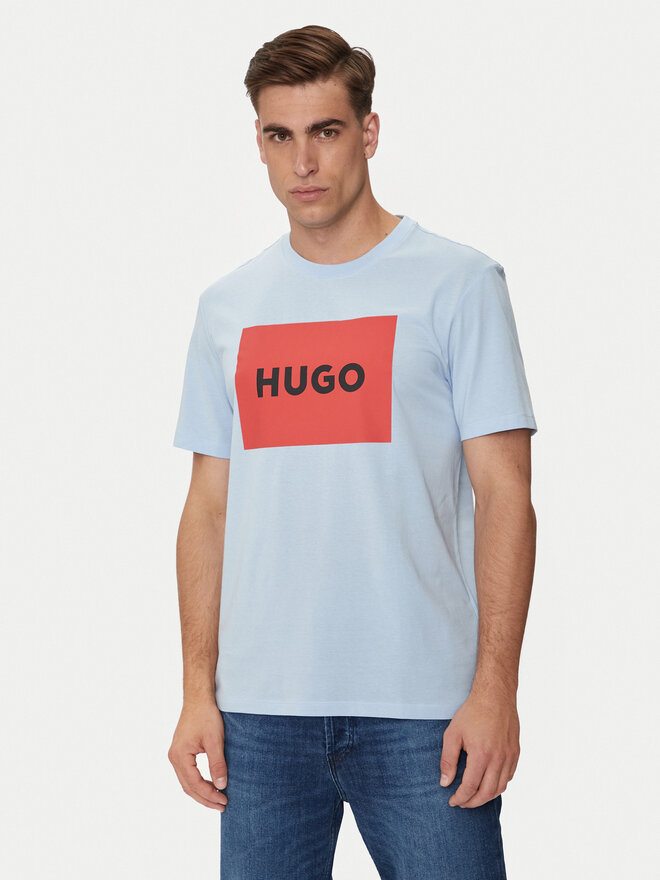 HUGO HUGO Camiseta Dulive222 50467952 Azul Regular Fit