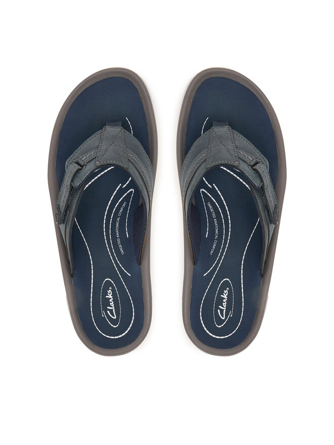 Clarks Zehentrenner Clarks Wesley Sun 26181916 Dunkelblau