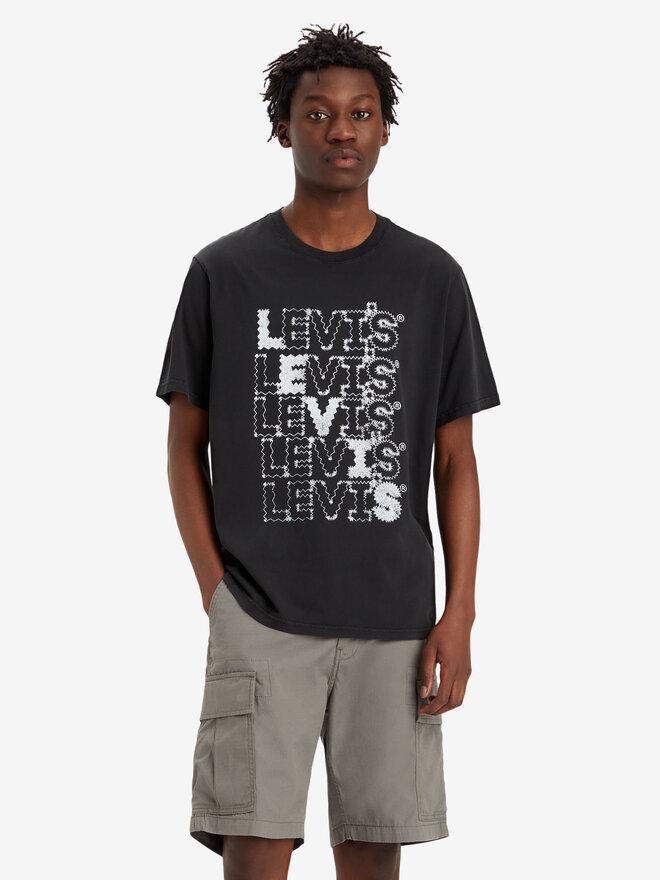 Levi's® Levi's® Marškinėliai 16143-1240 Juoda Relaxed Fit