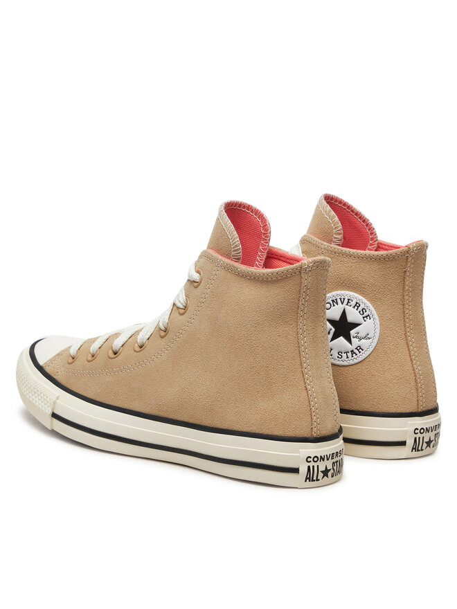 Converse Trampki Converse Chuck Taylor All Star Suede Hi A10416C Brązowy