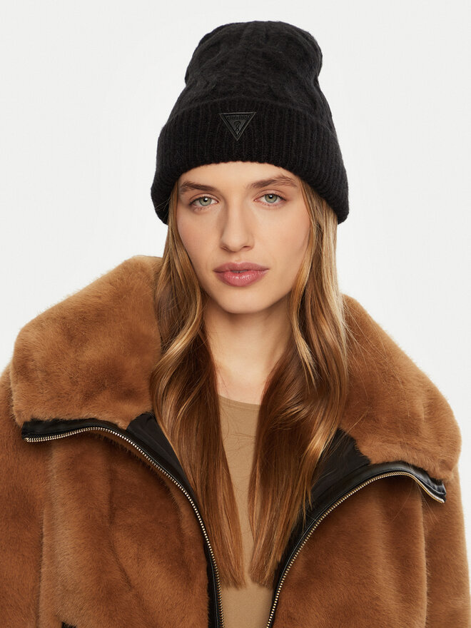 Guess Шапка Guess AW5210 POL01 Черен