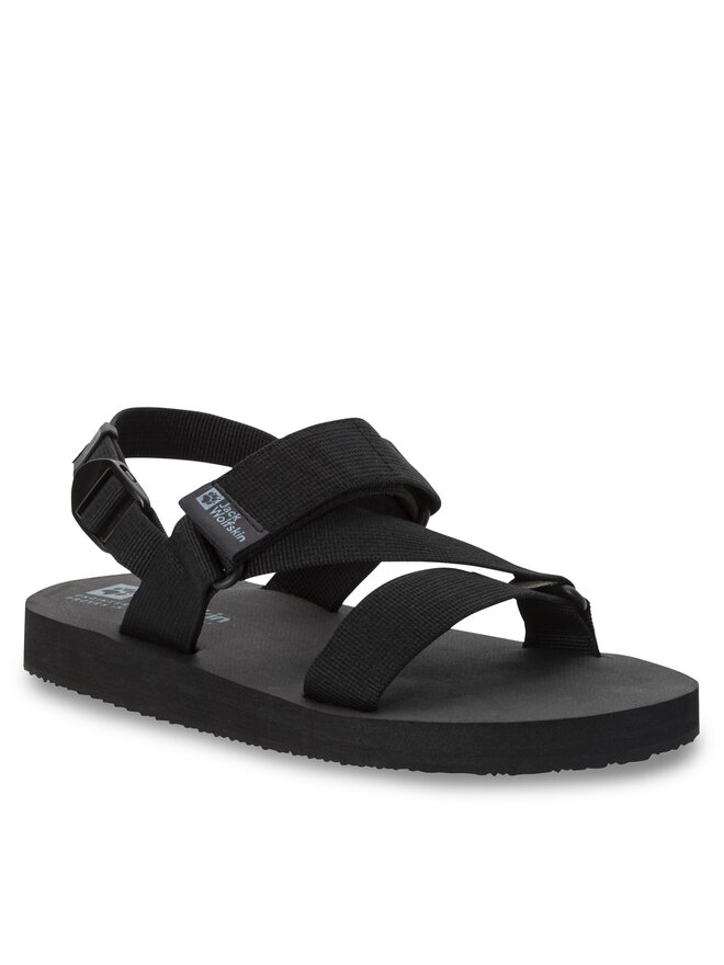 Jack Wolfskin Σανδάλια Jack Wolfskin Urban Entdeckung Belt Sandal 4056711 Μαύρο