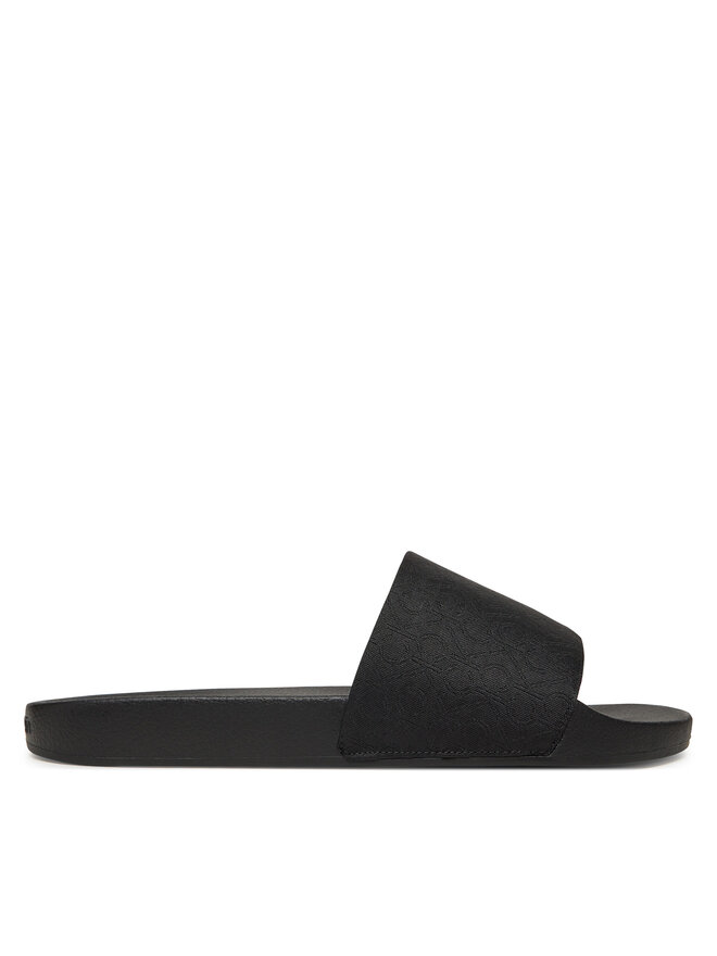 Calvin Klein Pantoletten Calvin Klein Pool Slide Jaq Mono HM0HM01762 Schwarz