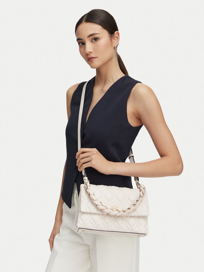 Guess Handtasche Guess Maxine HWQG97 33200 Creme