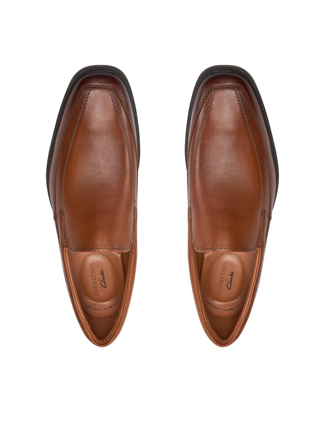 Clarks Pusbačiai Clarks Tilden Free 261300987 Ruda