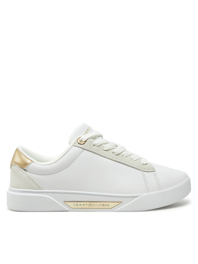 Tommy Hilfiger Sneakersy Tommy Hilfiger Chic Court Sneaker FW0FW08382 Biały
