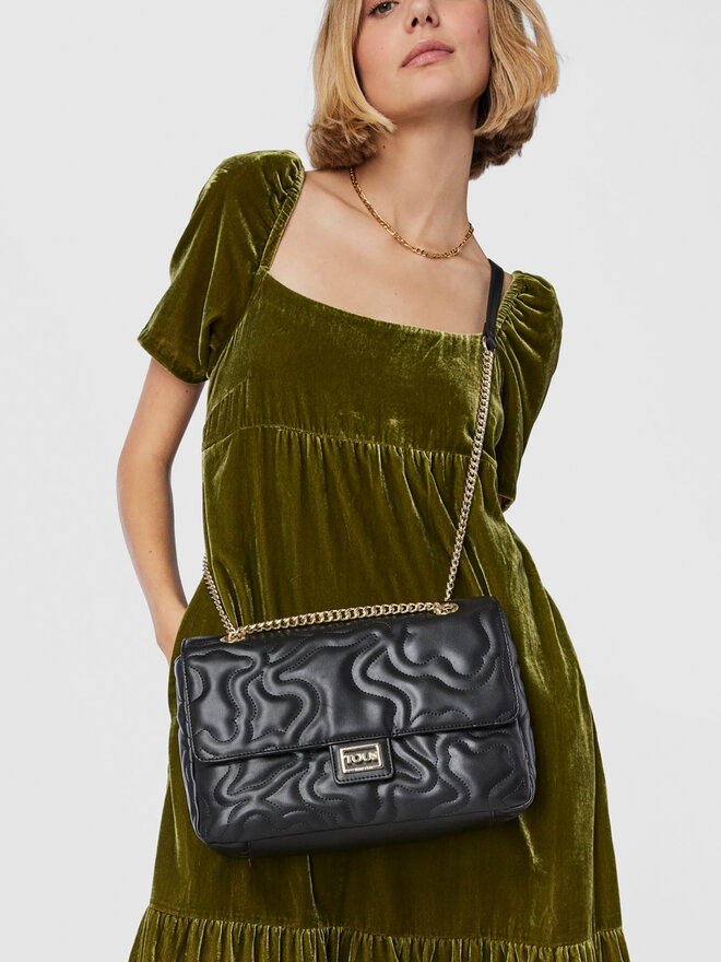 TOUS Handtasche TOUS Bandolera Solapa M. K Dream 2001576951 Schwarz