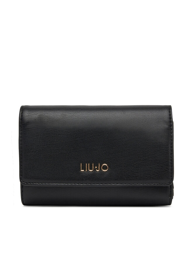 Liu Jo Duży Portfel Damski Liu Jo Ecs M Bifold AA5215 E0015 Czarny