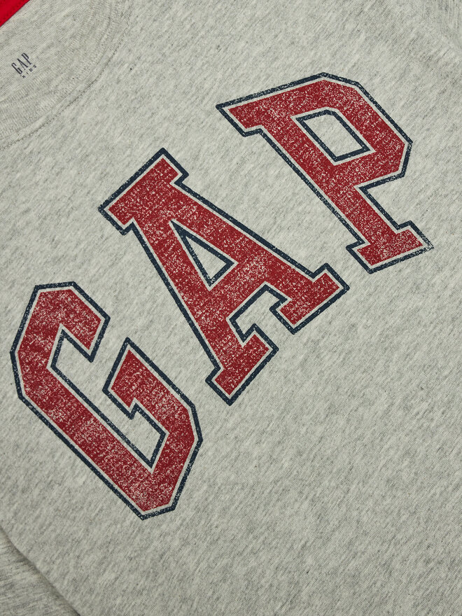 Gap Gap Camiseta 473269-01 Gris Regular Fit