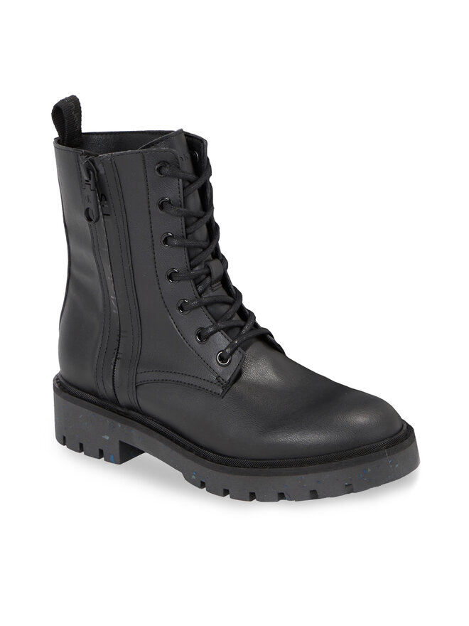 Calvin Klein Jeans Bakancs Calvin Klein Jeans Combat Mid Laceup Boot Wn YW0YW01255 Fekete
